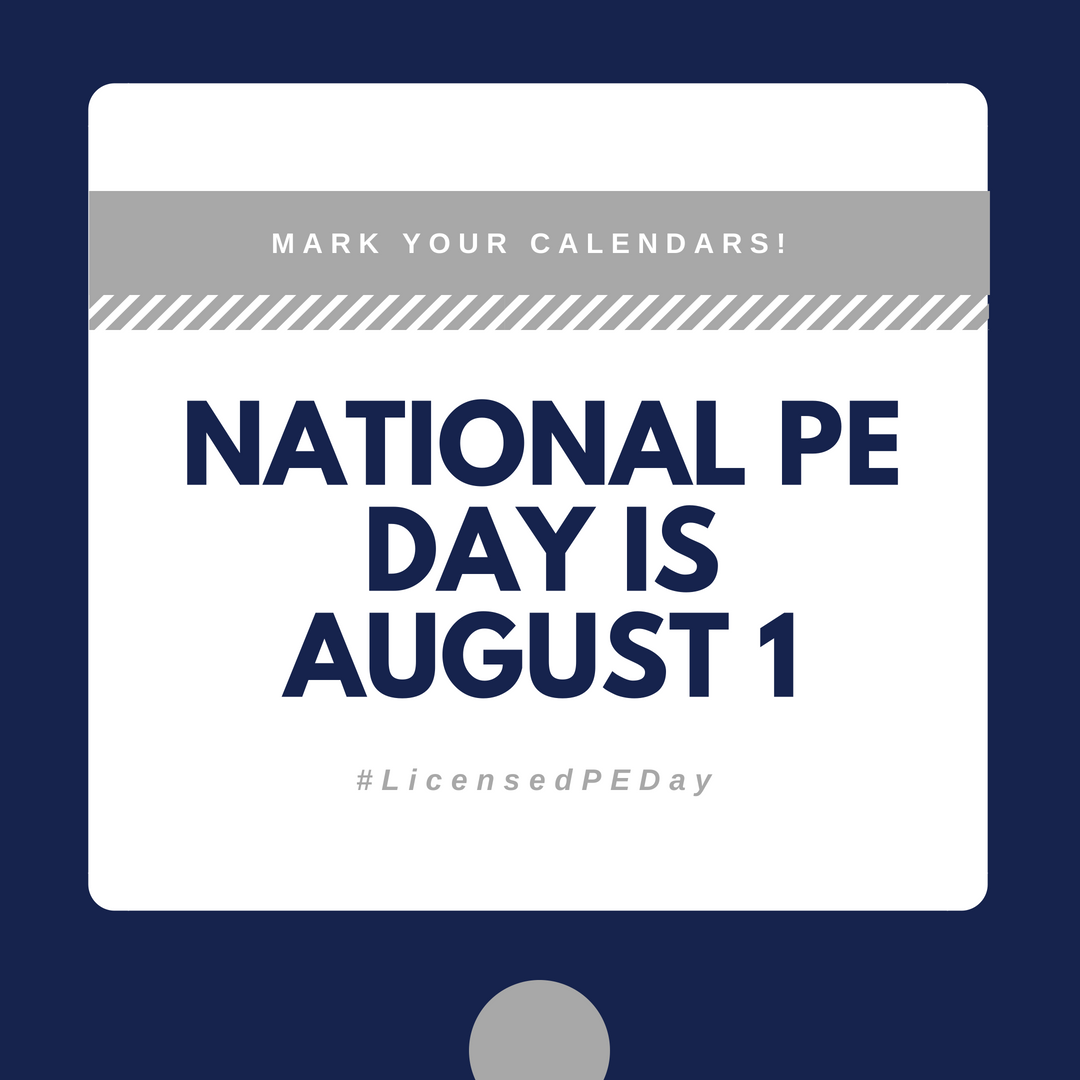 Celebrate National PE Day! NJ Society of Professional Engineers