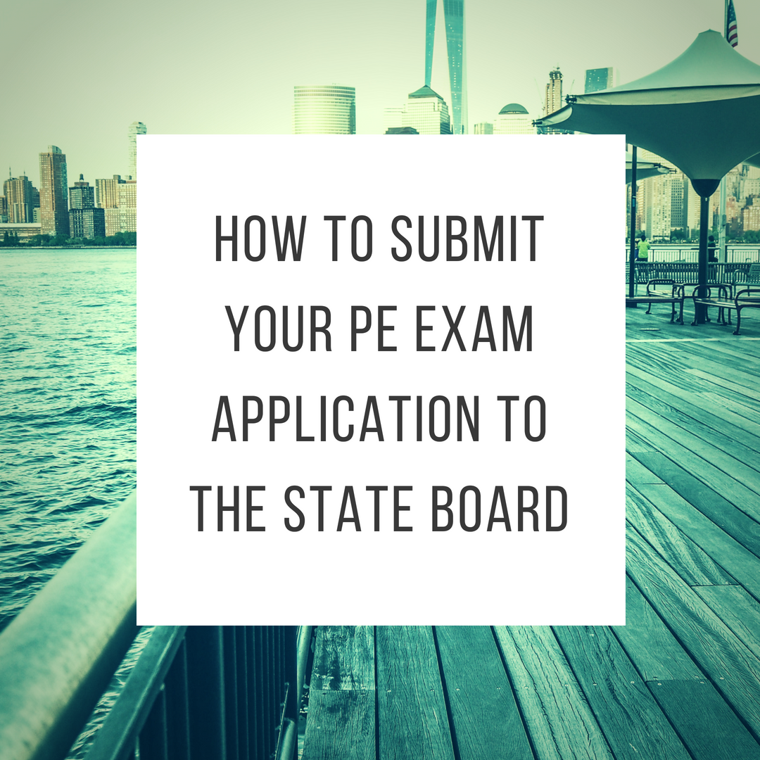 How To Submit Your PE Exam Application To The State Board | NJSPE