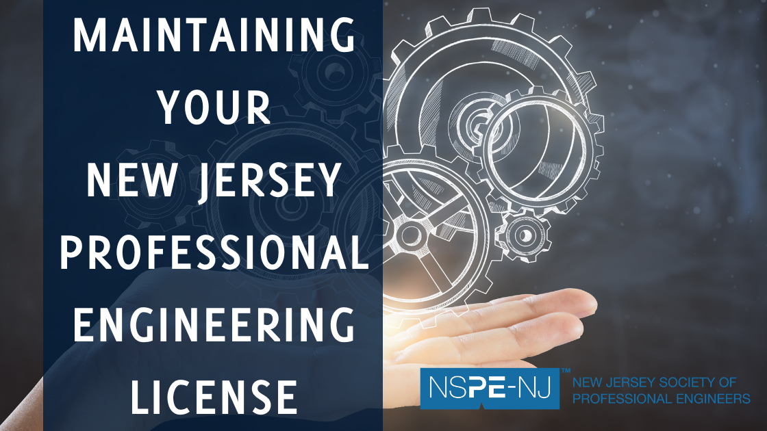 Maintaining Your New Jersey Professional Engineering License