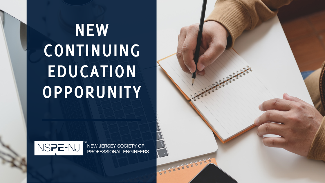 New Continuing Education Opportunity!