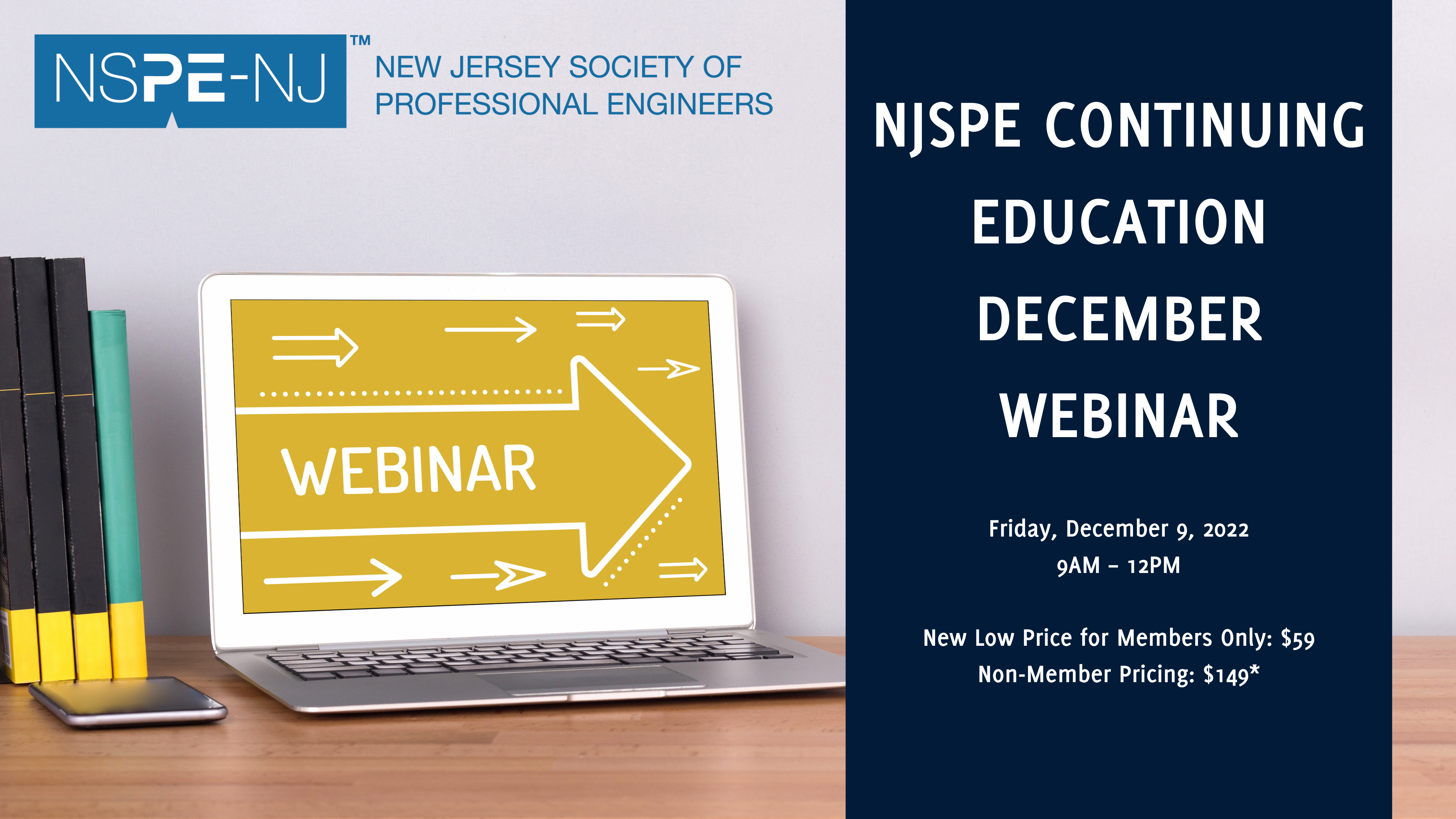 New Continuing Education Opportunity: DECEMBER WEBINAR